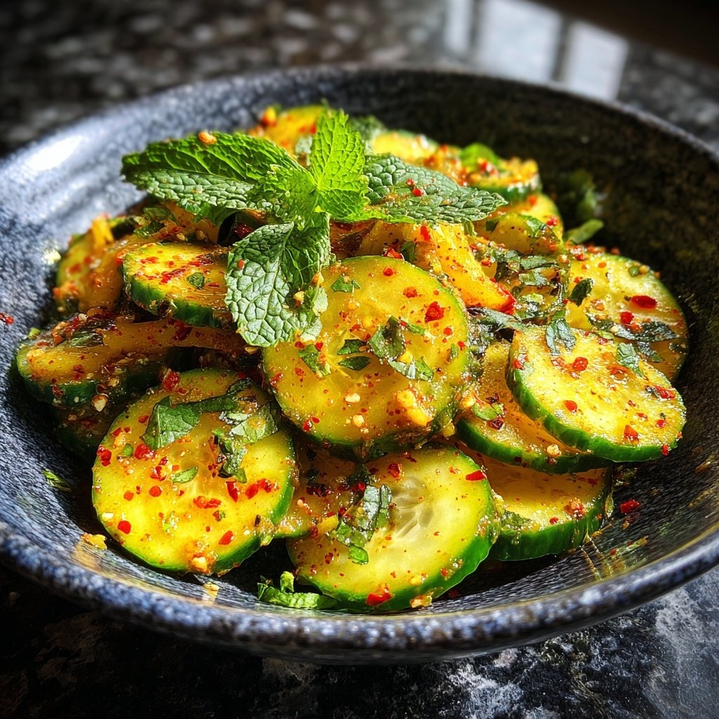 Linsensalat Mit Gurke Zum Grillen