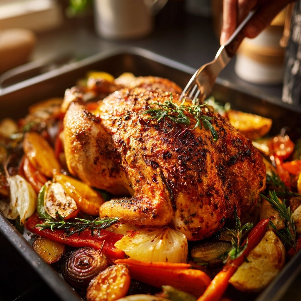 Abendessen aus dem Ofen