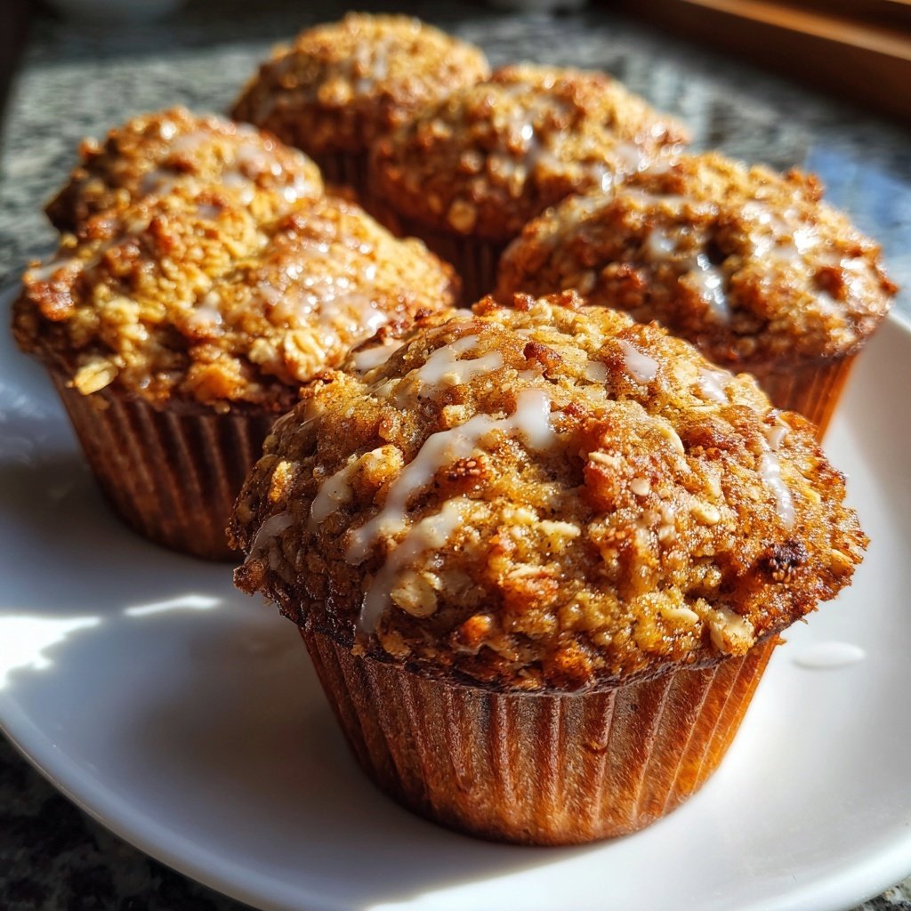 Muffins mit Hafermehl