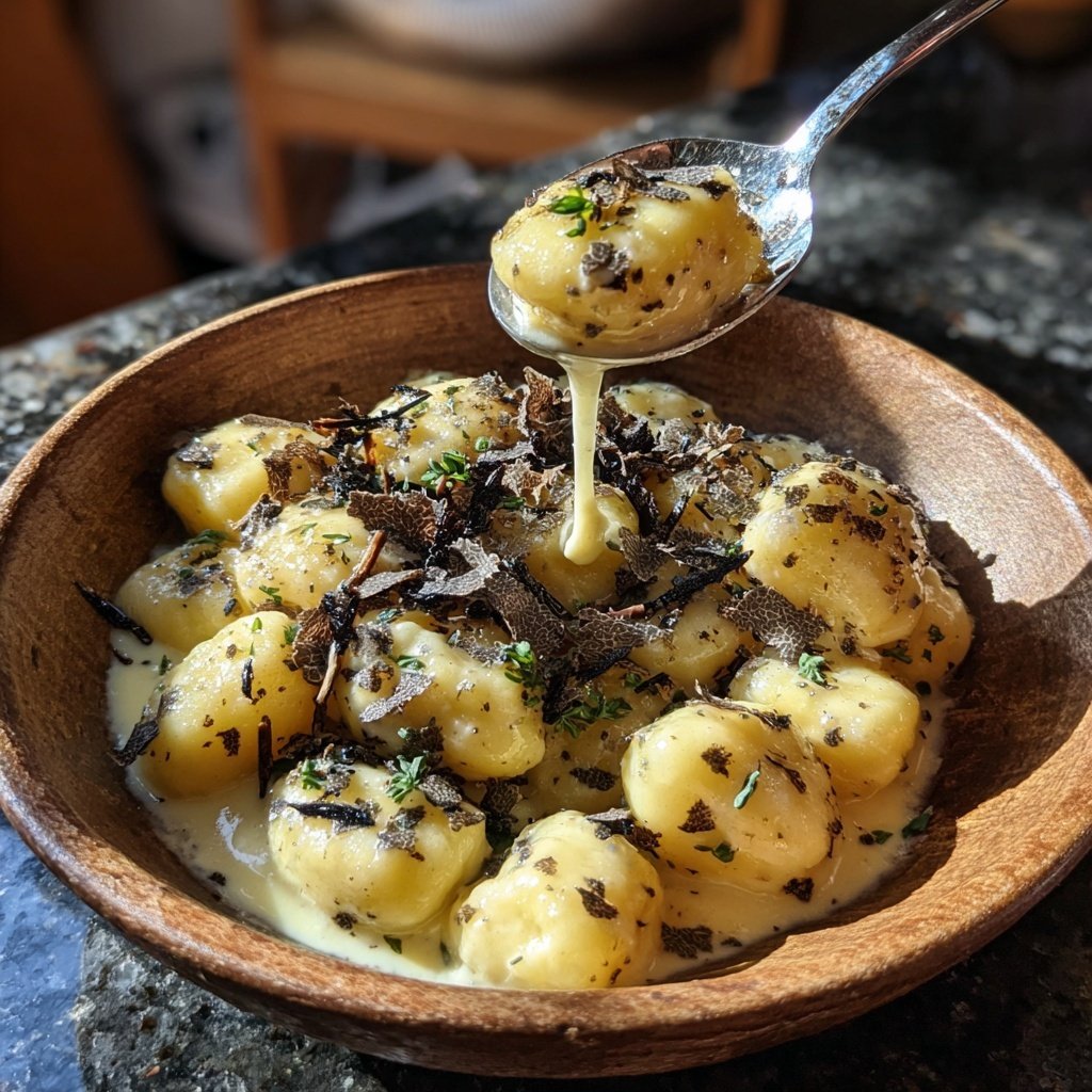 Gnocchi mit Trüffelcreme für Paare