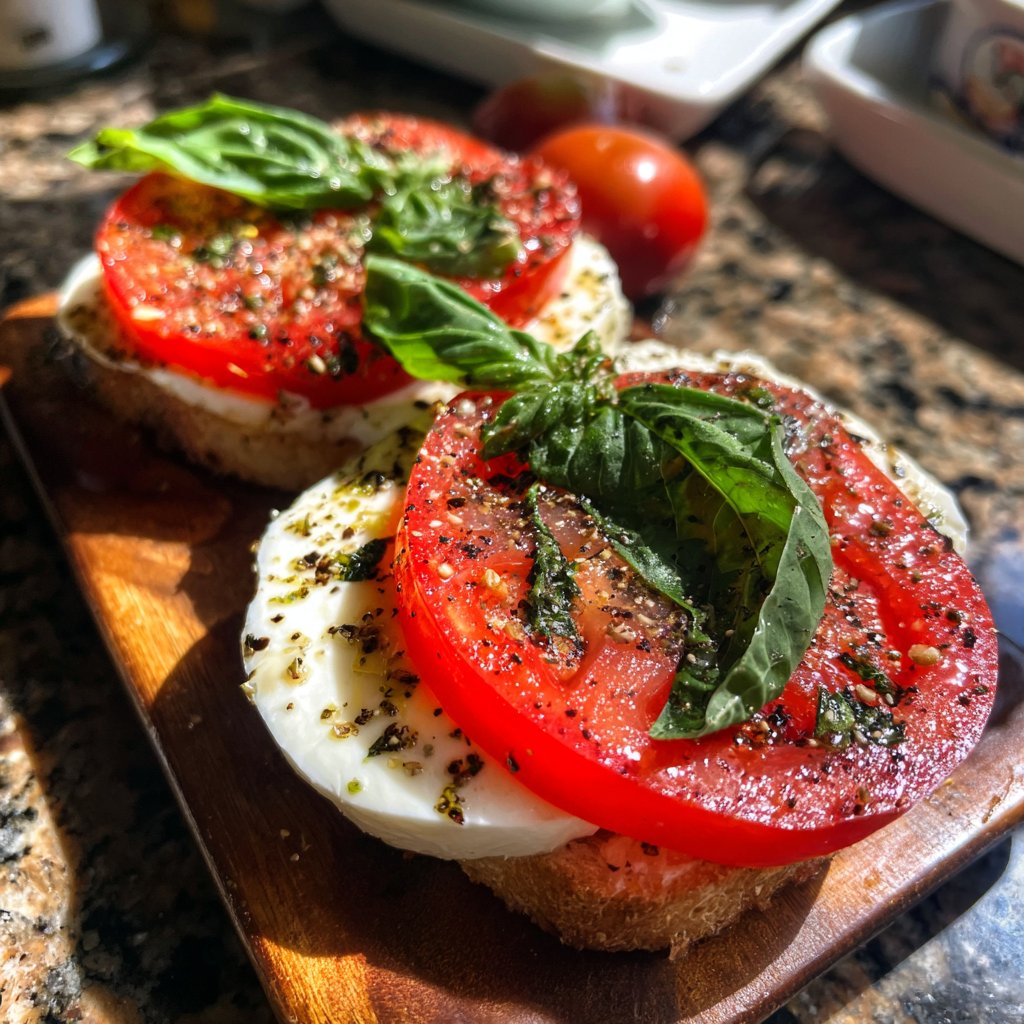 Caprese mit Büffelmozzarella