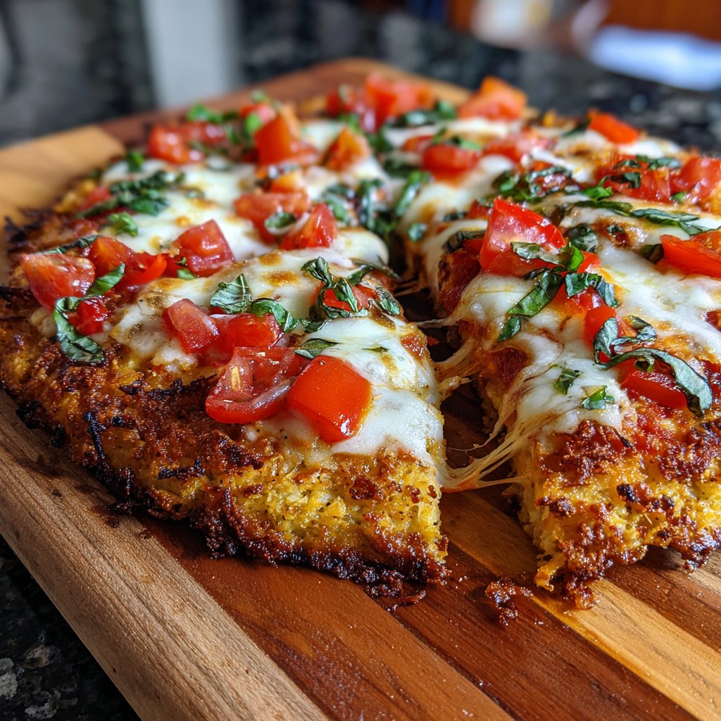 Blumenkohl Pizza Boden